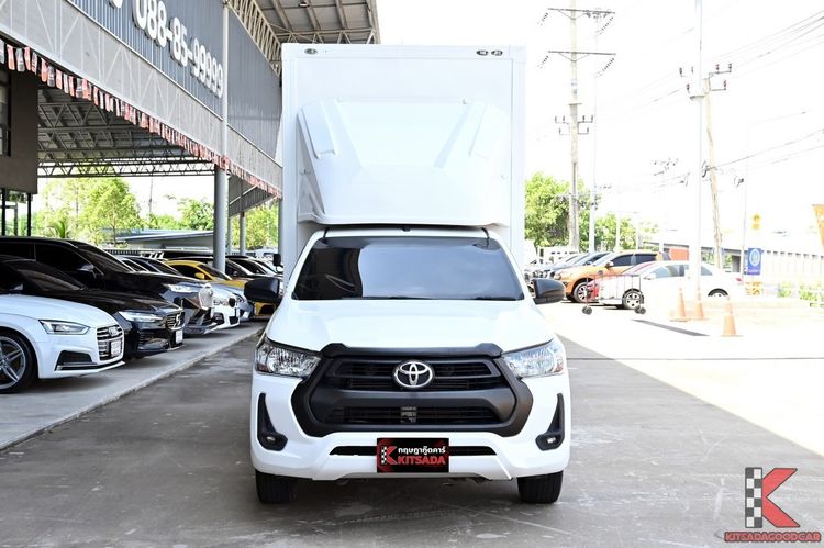Toyota Hilux Revo 2020 2.4 Entry Pickup ดีเซล ไม่ติดแก๊ส เกียร์ธรรมดา ขาว รูปที่ 2