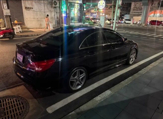 Mercedes-Benz CLA-Class 2015 CLA250 AMG Sedan เบนซิน ไม่ติดแก๊ส เกียร์อัตโนมัติ ดำ รูปที่ 2