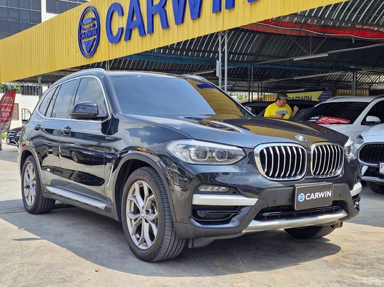 BMW X3 2022 2.0 xDrive30e xLine Utility-car ปลั๊กอินไฮบริด (PHEV) ไม่ติดแก๊ส เกียร์อัตโนมัติ ดำ รูปที่ 3