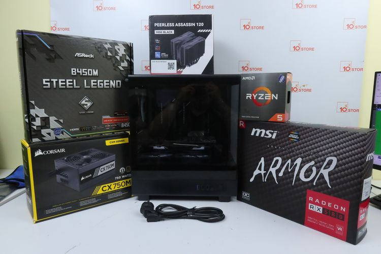 Comset Gaming Ryzen 5 5500.RX580 RAM32.1TB รูปที่ 16