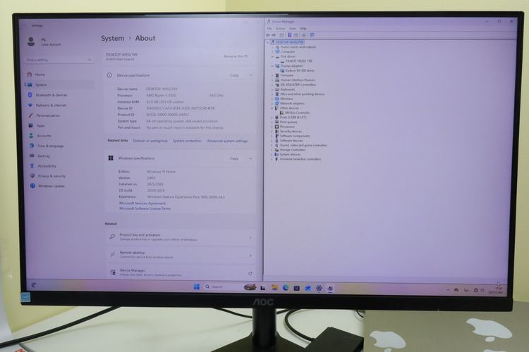 Comset Gaming Ryzen 5 5500.RX580 RAM32.1TB รูปที่ 2
