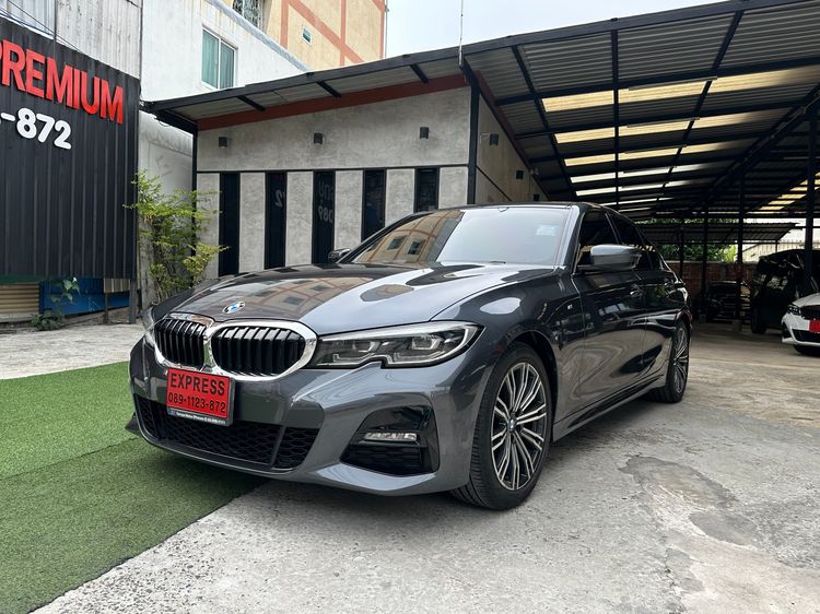BMW Series 3 2020 320d Sedan ดีเซล ไม่ติดแก๊ส เกียร์อัตโนมัติ เทา รูปที่ 3