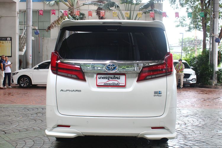 Toyota Alphard 2019 2.5 Hybrid Van ไฮบริด ไม่ติดแก๊ส เกียร์อัตโนมัติ ขาว รูปที่ 4