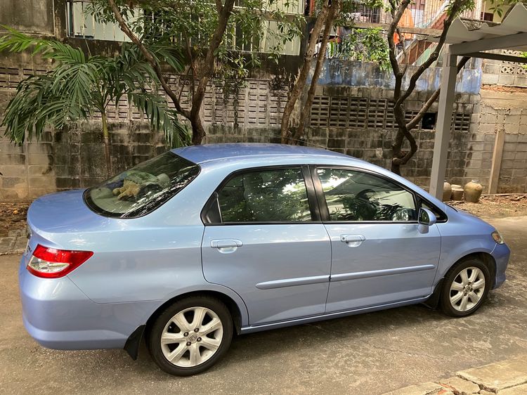 Honda City 2003 1.5 E i-DSi Sedan เบนซิน เกียร์อัตโนมัติ ฟ้า รูปที่ 3