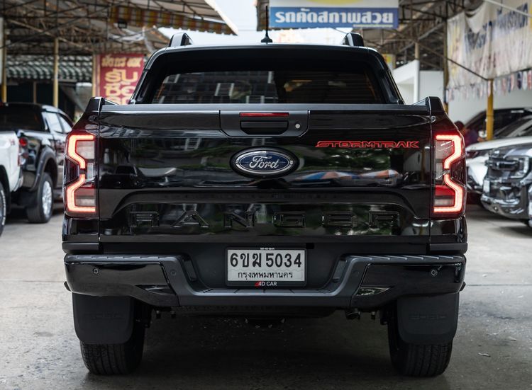 Ford Ranger 2025 2.0 Bi-Turbo Hi-Rider Storntrak Pickup ดีเซล ไม่ติดแก๊ส เกียร์อัตโนมัติ ดำ รูปที่ 4