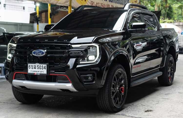 Ford Ranger 2025 2.0 Bi-Turbo Hi-Rider Storntrak Pickup ดีเซล ไม่ติดแก๊ส เกียร์อัตโนมัติ ดำ รูปที่ 2