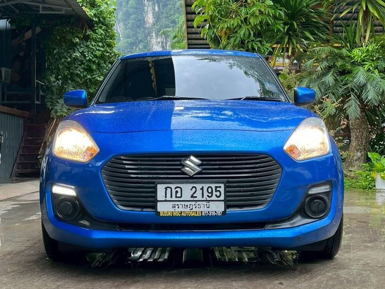 Suzuki Swift 2018 1.2 GL Sedan เบนซิน ไม่ติดแก๊ส เกียร์อัตโนมัติ น้ำเงิน รูปที่ 3