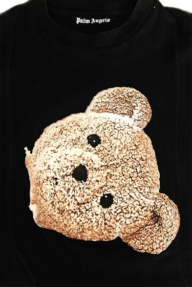 Palm Angels Teddy Bear T-Shirt Black Broken Bear Tee                                                   รูปที่ 3