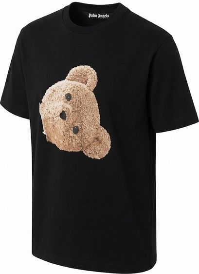 Palm Angels Teddy Bear T-Shirt Black Broken Bear Tee                                                   รูปที่ 5