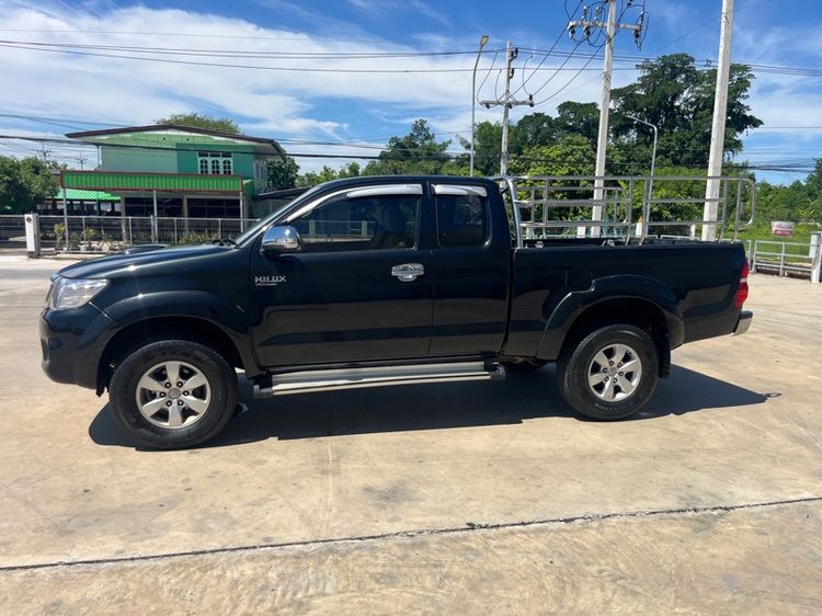 Toyota Hilux Vigo Champ 2012 Double Cab 2.5 E VNT Prerunner Sedan ดีเซล เกียร์ธรรมดา ดำ รูปที่ 2