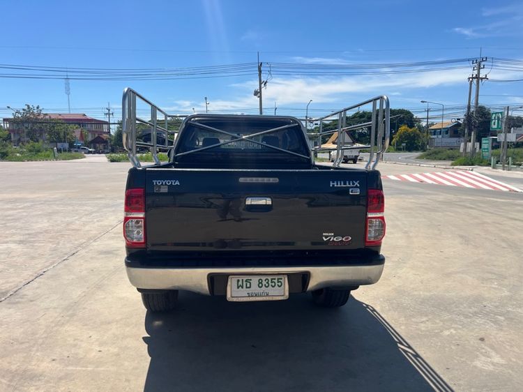 Toyota Hilux Vigo Champ 2012 Double Cab 2.5 E VNT Prerunner Sedan ดีเซล เกียร์ธรรมดา ดำ รูปที่ 4