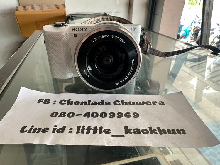 Sony A5000 + 16-50mm สภาพดี ใช้น้อยมาก ชัตเตอร์แค่ 823 ใช้งานได้ตามปกติทุกอย่าง (นิคมลำพูน)