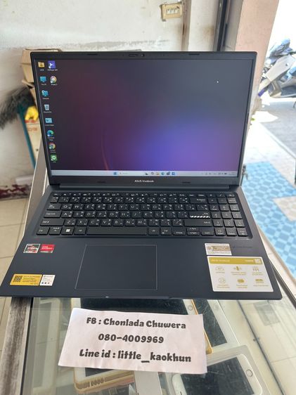 NB Asus Vivobook Ryzen 7 7730 Ram 16 SSD 512 เครื่อง 2 เดือน สวยเหมือนใหม่ ประกันยาว (นิคมลำพูน) รูปที่ 8