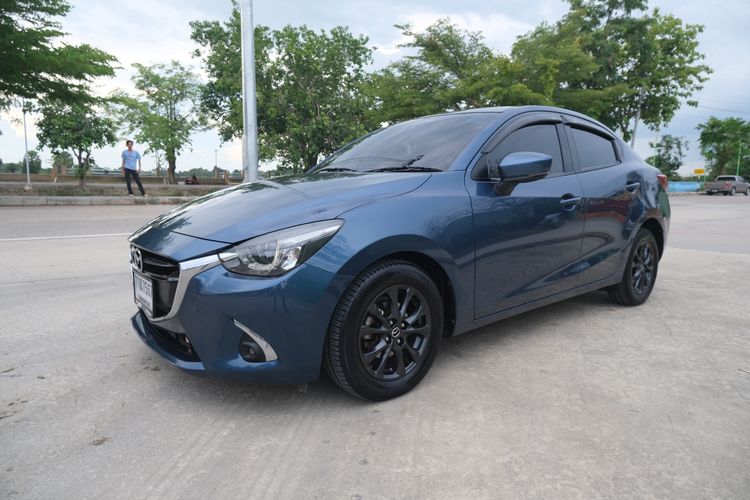 Mazda Mazda 2 2018 1.3 High Connect Sedan เบนซิน ไม่ติดแก๊ส เกียร์อัตโนมัติ น้ำเงิน รูปที่ 3