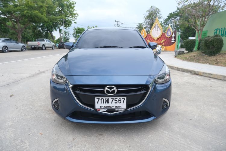Mazda Mazda 2 2018 1.3 High Connect Sedan เบนซิน ไม่ติดแก๊ส เกียร์อัตโนมัติ น้ำเงิน รูปที่ 2