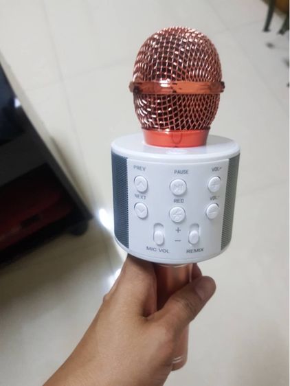 ไมโครโฟนไร้สาย WS-858 มีลำโพง