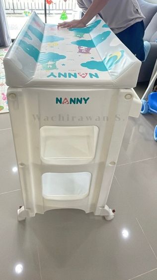 โต๊ะอาบน้ำเด็ก Nannyอาบน้ำ แต่งตัว เปลี่ยนผ้าอ้อม เก็บของได้