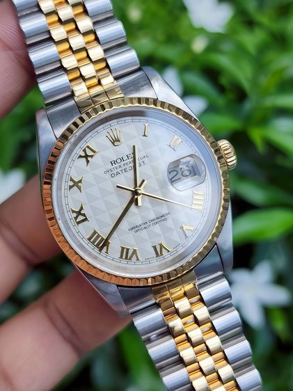 Rolex oyster perpetual date just 16233 รูปที่ 4