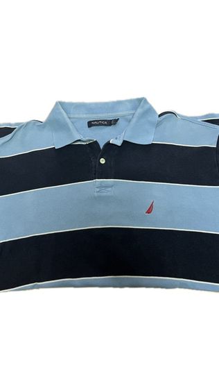 ฟ้า EU 44 แขนสั้น เสื้อโปโล เสื้อคอปก NAUTICA