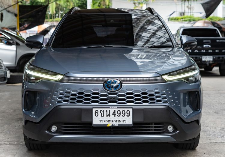 รถ Toyota Corolla Cross 1.8 HEV Premium Luxury สี เทา