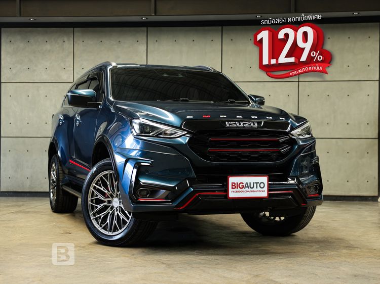 Isuzu MU-X 2023 1.9 ULTIMATE 2WD Utility-car ดีเซล ไม่ติดแก๊ส เกียร์อัตโนมัติ น้ำเงิน