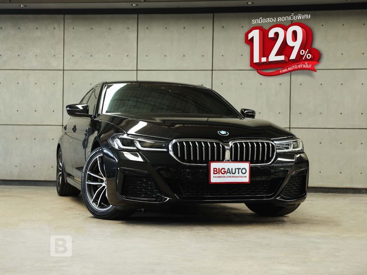 BMW Series 5 2023 520d Sedan ดีเซล ไม่ติดแก๊ส เกียร์อัตโนมัติ ดำ