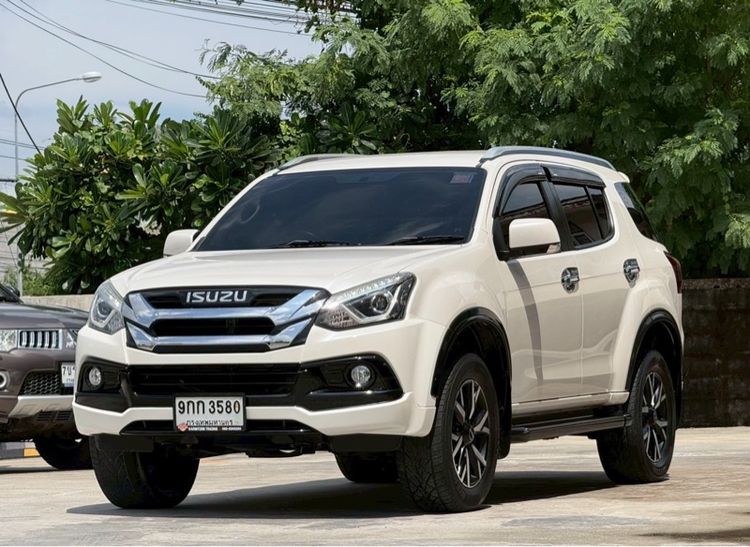 Isuzu MU-X 2019 1.9 Utility-car ดีเซล ไม่ติดแก๊ส เกียร์อัตโนมัติ ขาว