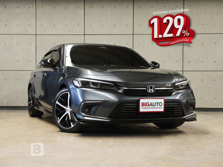 Honda Civic 2024 2.0 eHEV RS Sedan ไฮบริด ไม่ติดแก๊ส เกียร์อัตโนมัติ เทา