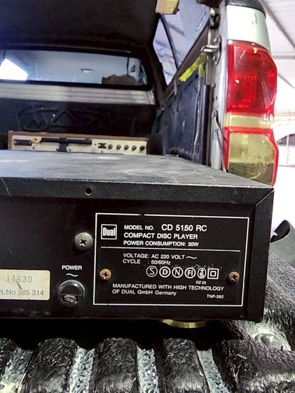 เครื่องเล่น cd เยอรมัน dual หัวเหวี่ลง philips อ่านแผ่นดี รูปที่ 4