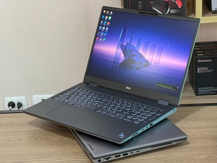 Dell Precision 7670 Mobile WorkStation i7-12850HX vPro SSD512GB RAM32GB NVIDIA RTX A2000 (8GB GDDR6) สินค้ามือสอง ออกแบบ 2D 3D รูปที่ 2