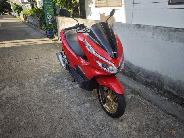 ปรับราคาใหม่ขายรถจักรยานยนต์ honda PCX 150 รถบ้านแท้ๆเล่มพร้อมโอนครับเบอร์โทรศัพท์ 061-7523559 รูปที่ 8