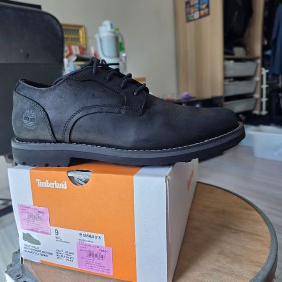 Timberland crestfield waterproof หนังกลับสีดำ สภาพ 100 รูปที่ 4