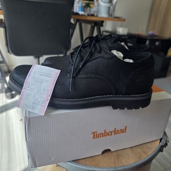 Timberland crestfield waterproof หนังกลับสีดำ สภาพ 100