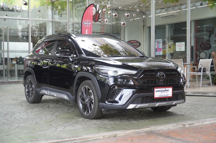 รถ Toyota Corolla Cross 1.8 HEV GR Sport สี ดำ