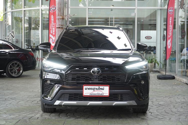Toyota Corolla Cross 2022 1.8 HEV GR Sport Sedan ไฮบริด ไม่ติดแก๊ส เกียร์อัตโนมัติ ดำ รูปที่ 2