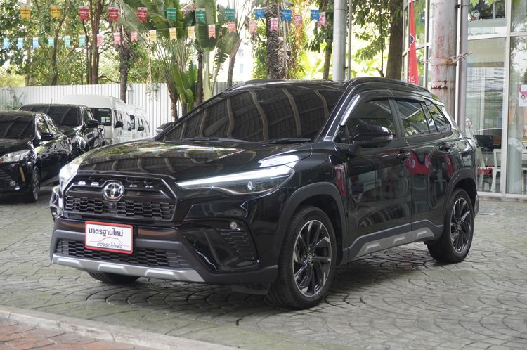 Toyota Corolla Cross 2022 1.8 HEV GR Sport Sedan ไฮบริด ไม่ติดแก๊ส เกียร์อัตโนมัติ ดำ รูปที่ 3