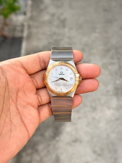 Omega Constellation Diamond 2tone 18K Co-axial Chronometer Automatic