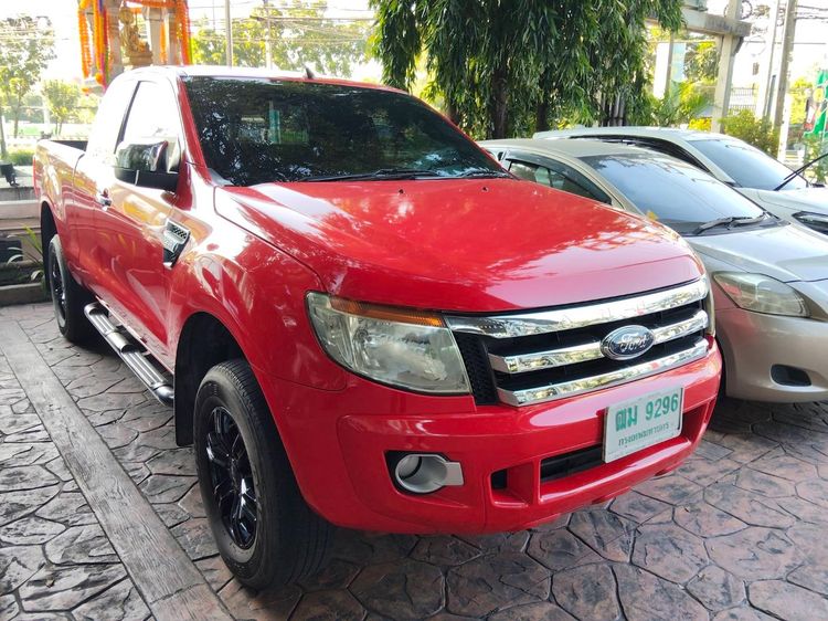 รถ Ford Ranger 2.2 Hi-Rider XLT สี แดง
