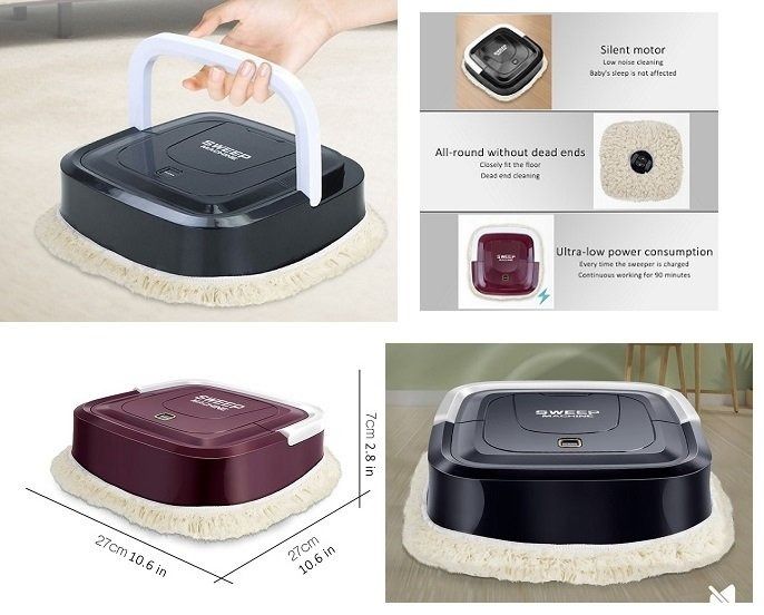 เครื่องถูพื้นอัตโนมัติ ชาร์จได้ สินค้าใหม่
