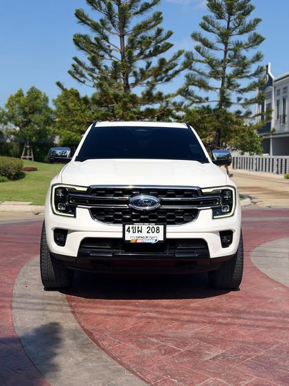 Ford Everest 2023 2.0 Titanium Plus 4WD Utility-car ดีเซล ไม่ติดแก๊ส เกียร์อัตโนมัติ ขาว รูปที่ 2