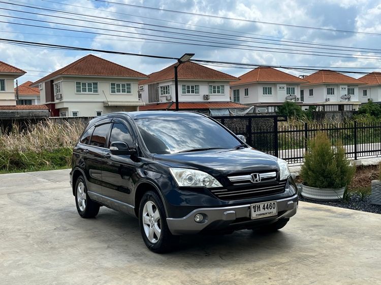 Honda CR-V 2008 2.0 E 4WD Utility-car เบนซิน ไม่ติดแก๊ส เกียร์อัตโนมัติ ดำ รูปที่ 3