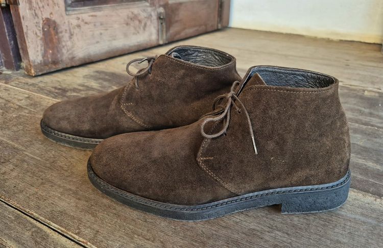 รองเท้าหนังกลับทรงเชคโก MADE IN ITALY