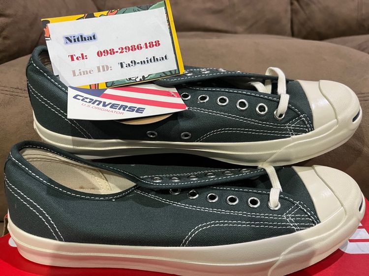  Converse U.S.Originator 1SD768 สีเขียวหัวเป็ด   Made in Indonesia  Size us8  26.5 cm