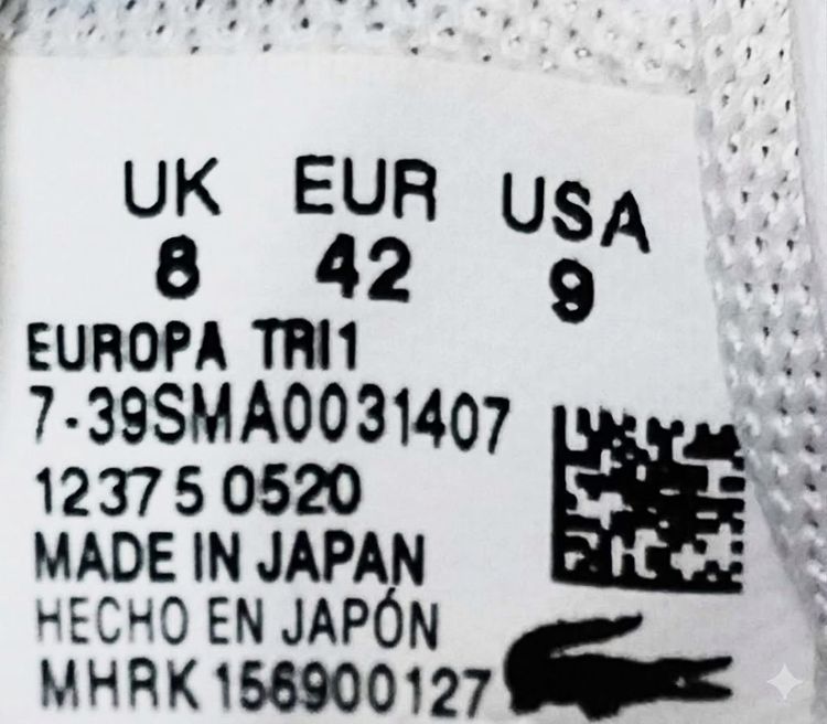 Lacoste EUROPA Sneakers TRI1 SMA031L Men's Tricolor  รูปที่ 5