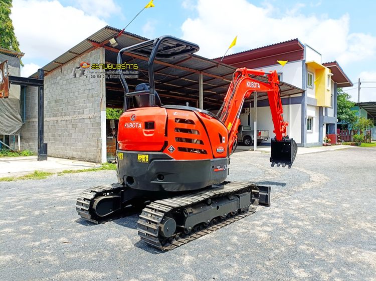 รถขุด แบคโฮ  Kubota U30-6  ขนาด 3 ตัน   คอนโทรลน้ำมัน ปั๊มนิ้ว แทรคเหล็ก มีไลน์ไปป์ปิ้ง รูปที่ 7