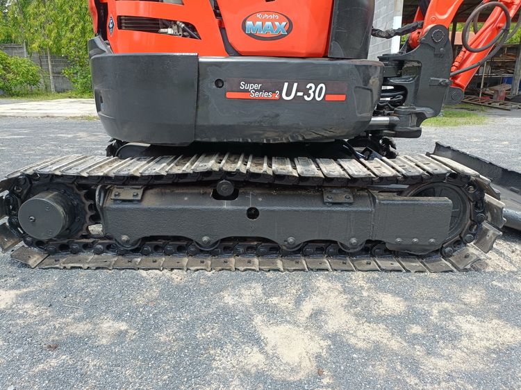 รถขุด แบคโฮ  Kubota U30-6  ขนาด 3 ตัน   คอนโทรลน้ำมัน ปั๊มนิ้ว แทรคเหล็ก มีไลน์ไปป์ปิ้ง รูปที่ 12