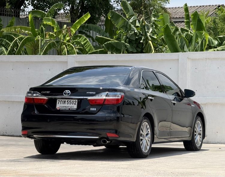 Toyota Camry 2018 2.5 HV Premium Sedan ไฮบริด ไม่ติดแก๊ส เกียร์อัตโนมัติ ดำ รูปที่ 4