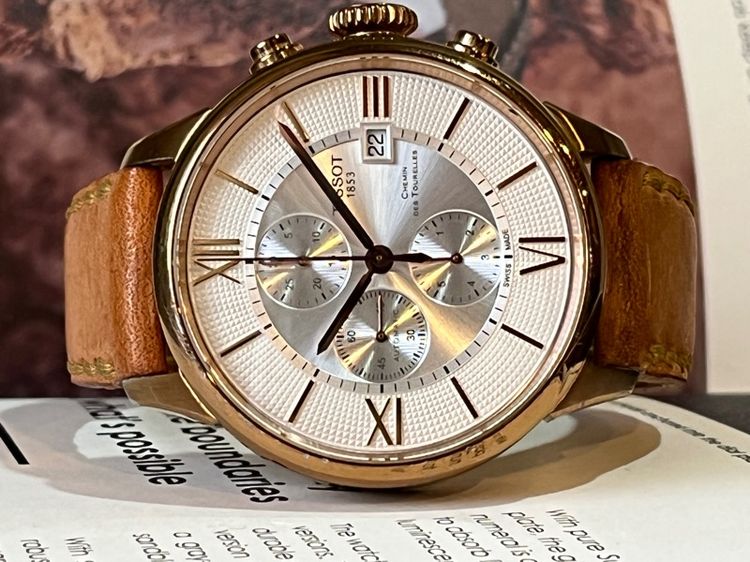 Tissot Chemil Tourelles Automatic Chronograph กล่องใบครบ