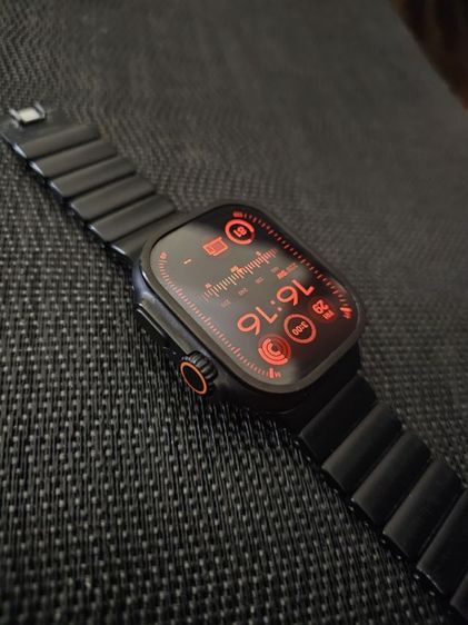 ดำ ไทเทเนียม (Apple Watch Ultra 2) 49mm Black titanium