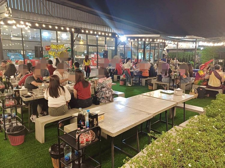 เซ้ง ร้านอาหารซีฟู้ด ย่านกาญจนา บางแค ที่จอดรถเยอะ ร้านมี 3 โซน ทำเลดี รูปที่ 2